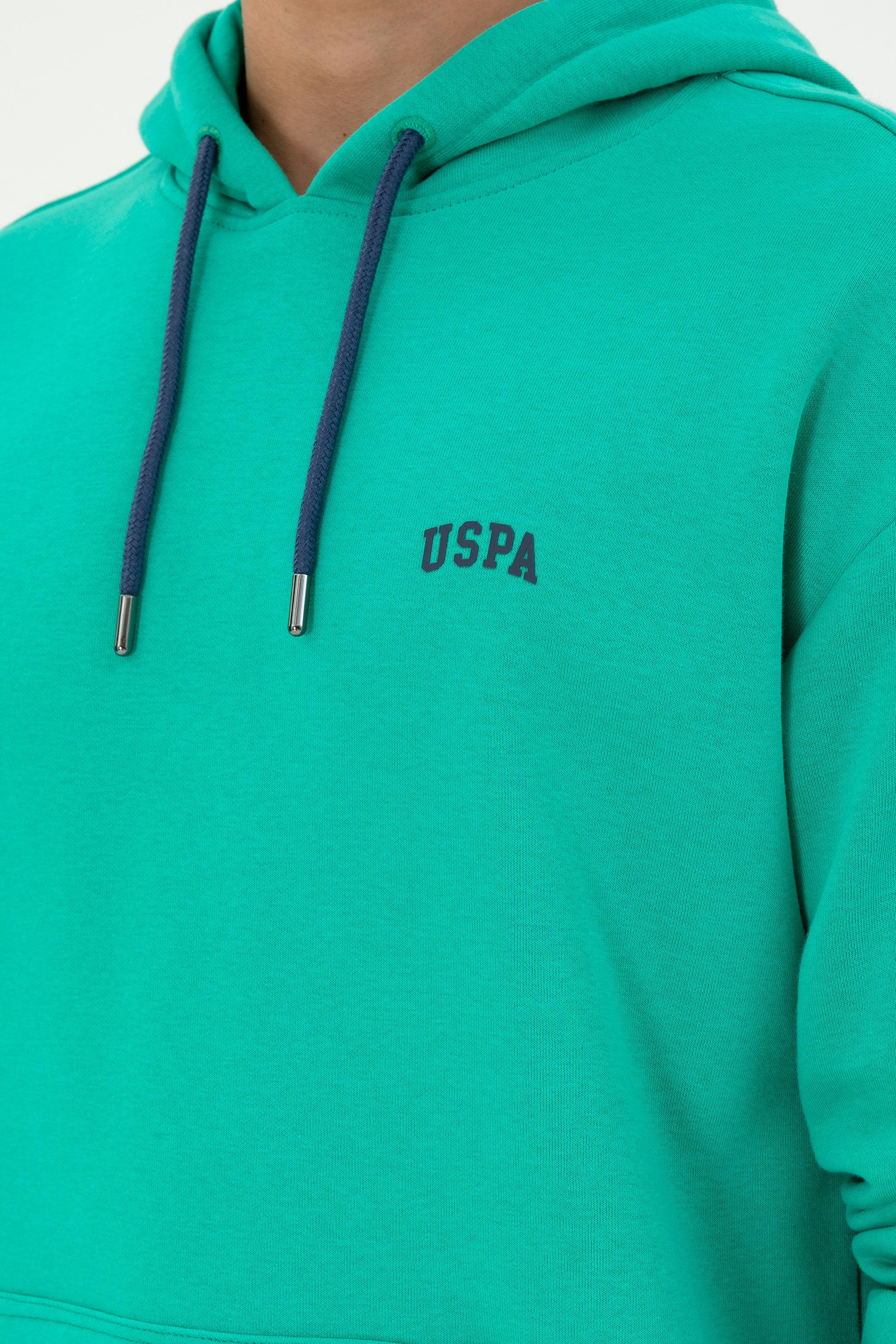 Erkek Mint Basic Sweatshirt - Image 7