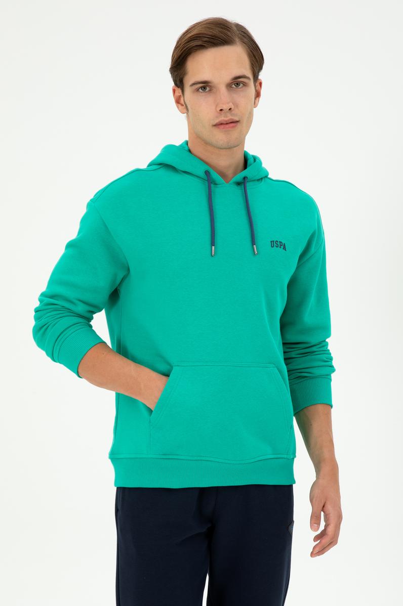 Erkek Mint Basic Sweatshirt