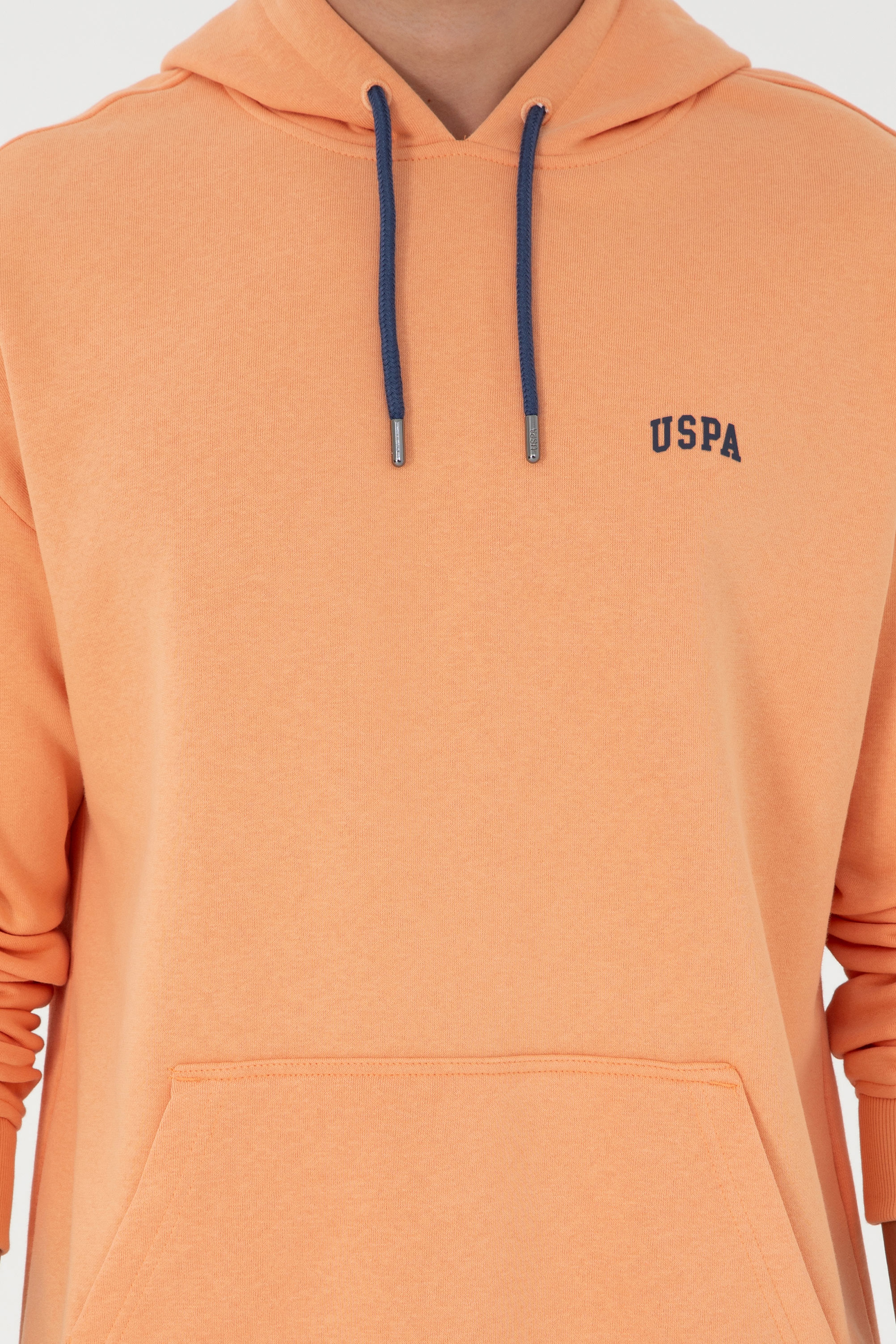 Erkek Turuncu Basic Sweatshirt