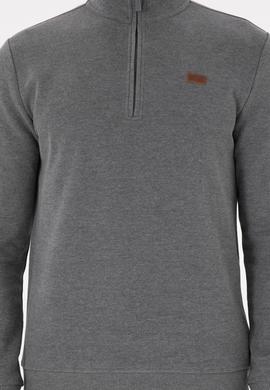 Erkek Antrasit Melanj Basic Sweatshirt - 50298243021