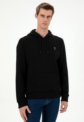 Erkek Siyah Basic Sweatshirt - 50298271056