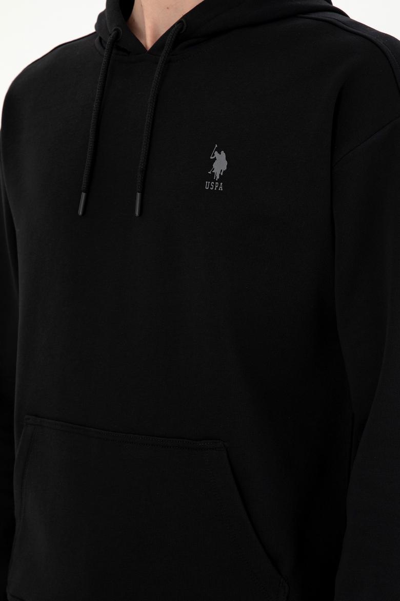 Erkek Siyah Basic Sweatshirt - 50298271056