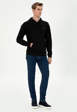 Erkek Siyah Basic Sweatshirt - 50298271056