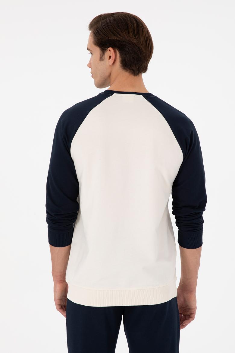 Erkek Krem Sweatshirt - 50293455047