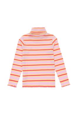 Kız Çocuk Pembe Balıkçı Yaka Sweatshirt - 50296286032