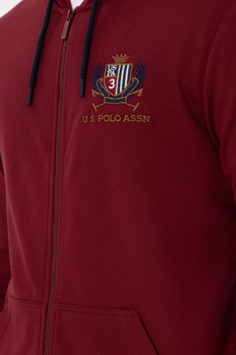 Erkek Bordo Örme Hırka