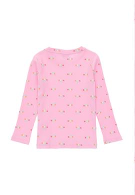 Kız Çocuk Pembe Bisiklet Yaka Sweatshirt - 50298175017