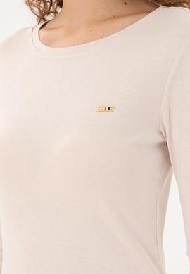 Kadın Taş Bisiklet Yaka Sweatshirt - 50297870028