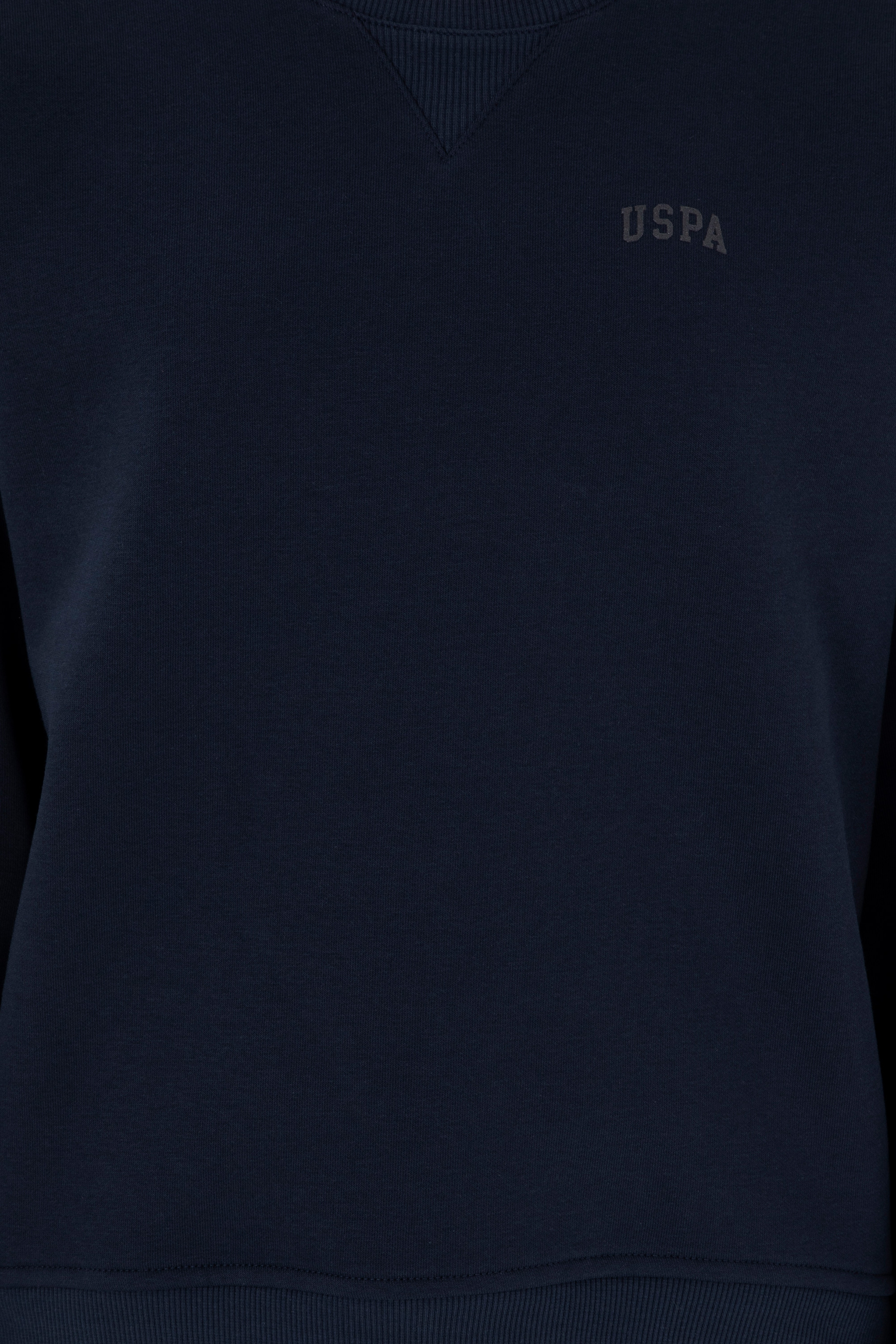 Kadın Lacivert Basic Bisiklet Yaka Sweatshirt - Image 6