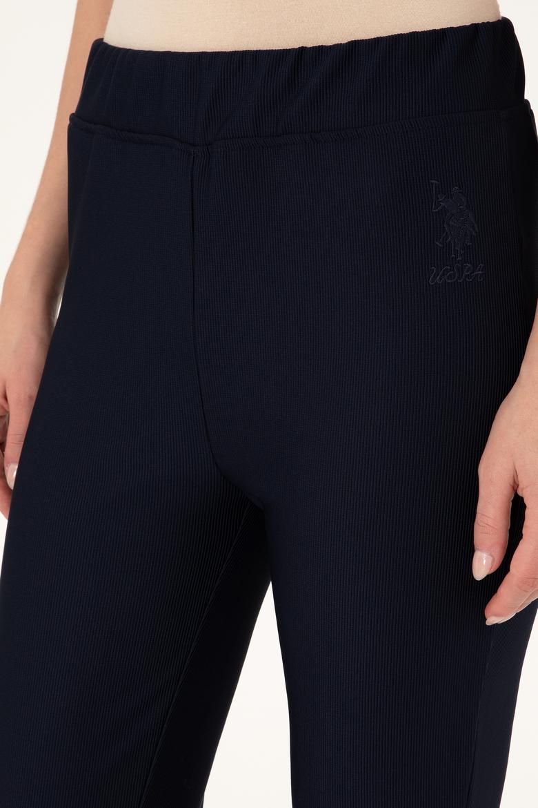 Kadın Lacivert İspanyol Paça Tayt - 50297274015