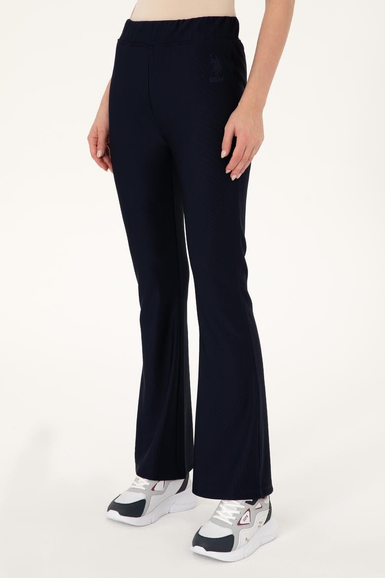 Kadın Lacivert İspanyol Paça Tayt - 50297274015