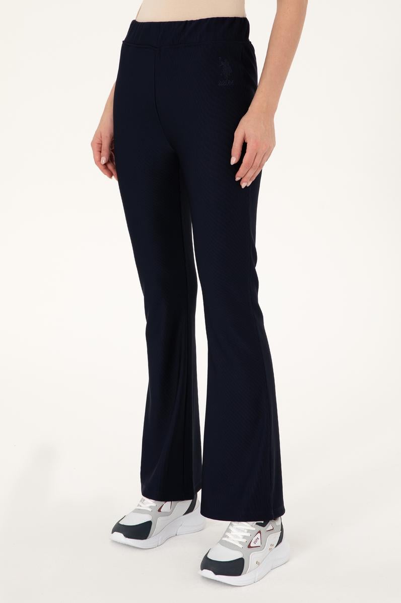 Kadın Lacivert İspanyol Paça Tayt