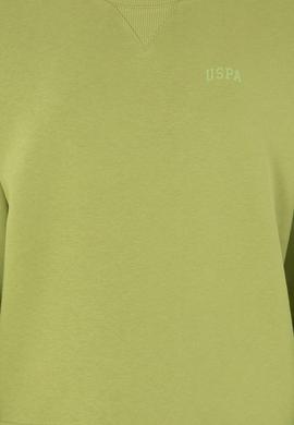 Kadın Fıstık Yeşili Basic Bisiklet Yaka Sweatshirt - 50297296014