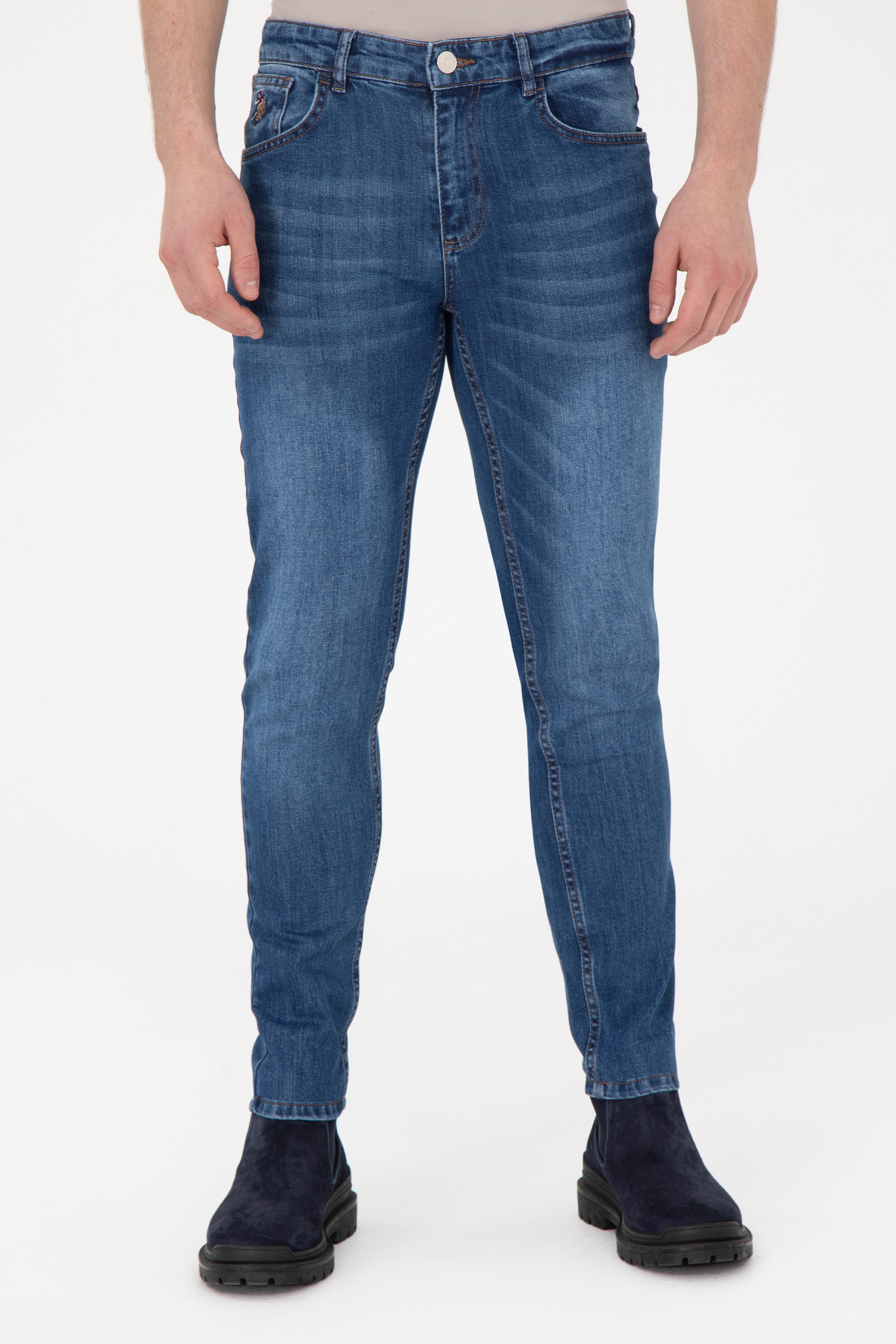 Erkek Mavi Jean Pantolon - Image 2