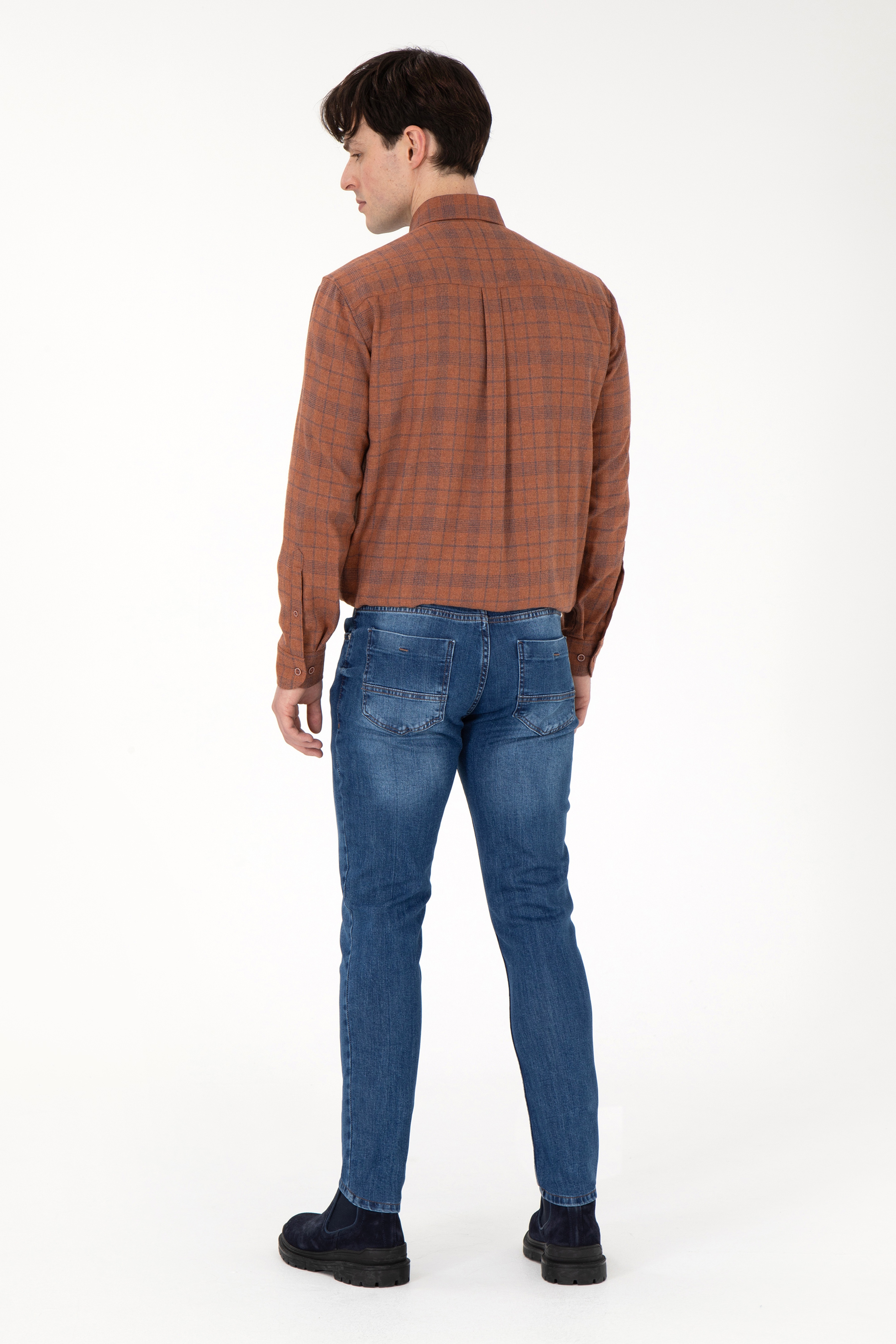 Erkek Mavi Jean Pantolon