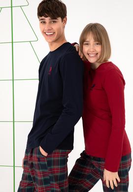 Kadın Bordo Pijama Takımı - 50302758013