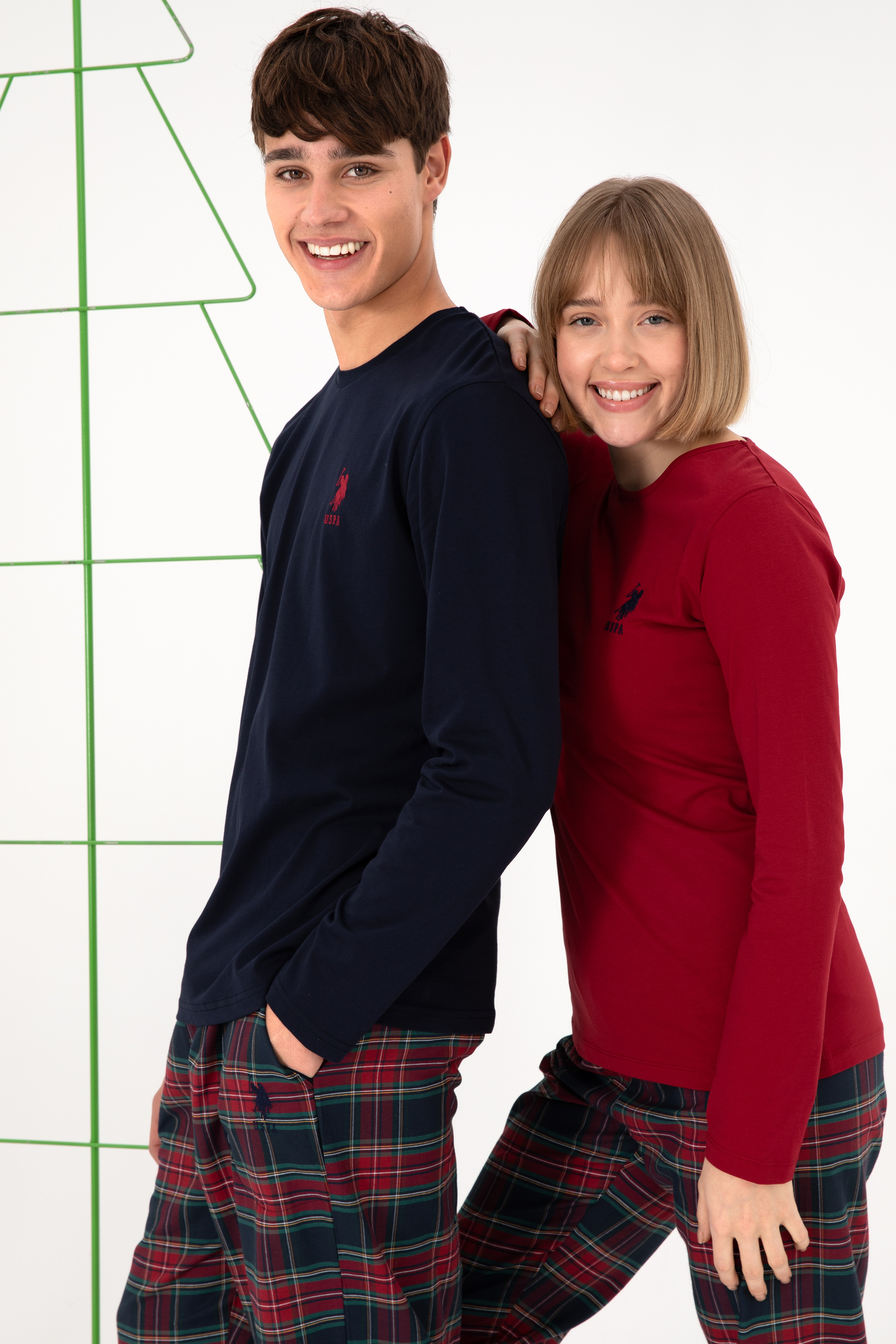 Kadın Bordo Pijama Takımı - Image 1