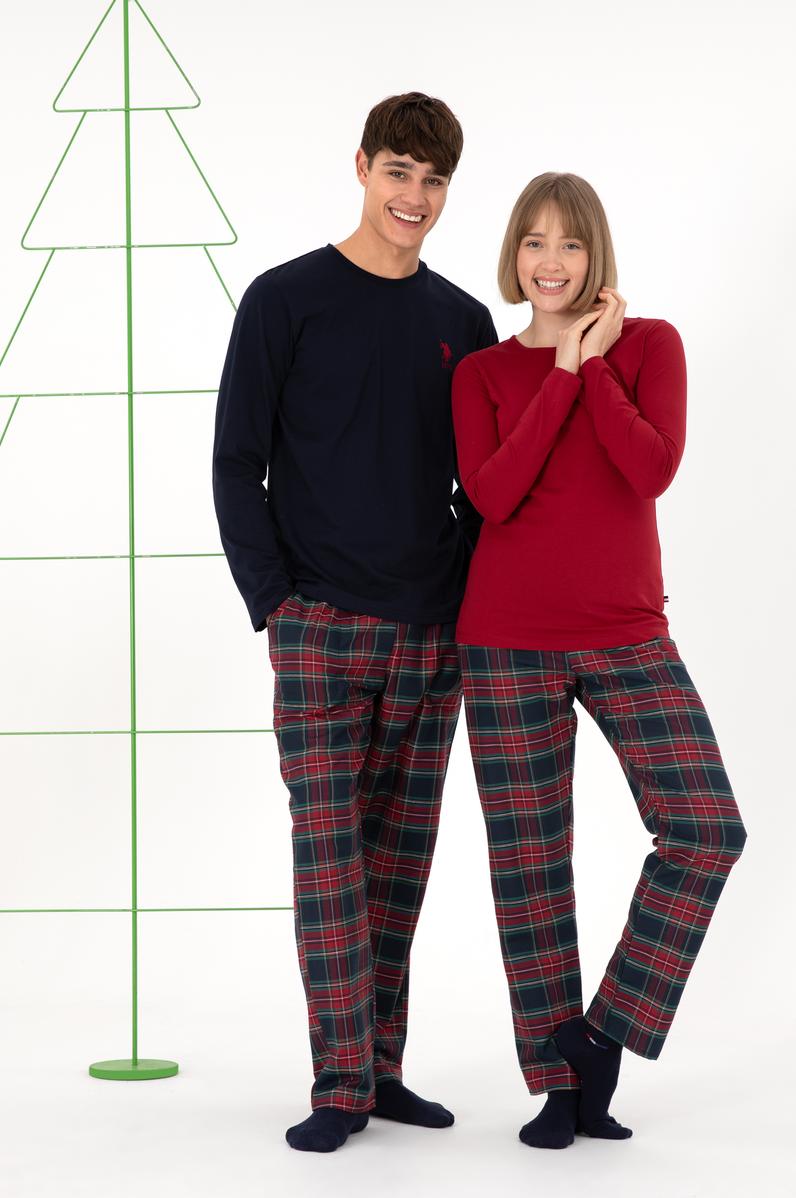 Kadın Bordo Pijama Takımı