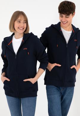 Erkek Lacivert Şardonlu Örme Hırka - 50293146006