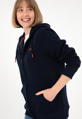 Erkek Lacivert Şardonlu Örme Hırka - 50293146006