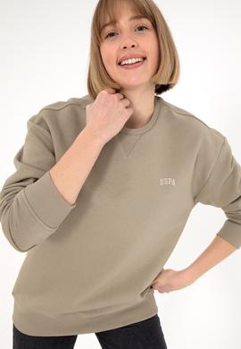 Erkek Açık Haki Basic Sweatshirt - 50295148218