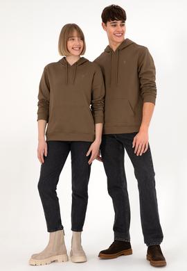 Erkek Haki Basic Sweatshirt - 50295167019