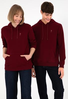 Erkek Bordo Basic Sweatshirt - 50295167116