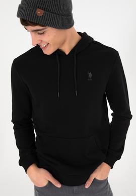 Erkek Siyah Basic Sweatshirt - 50295167049