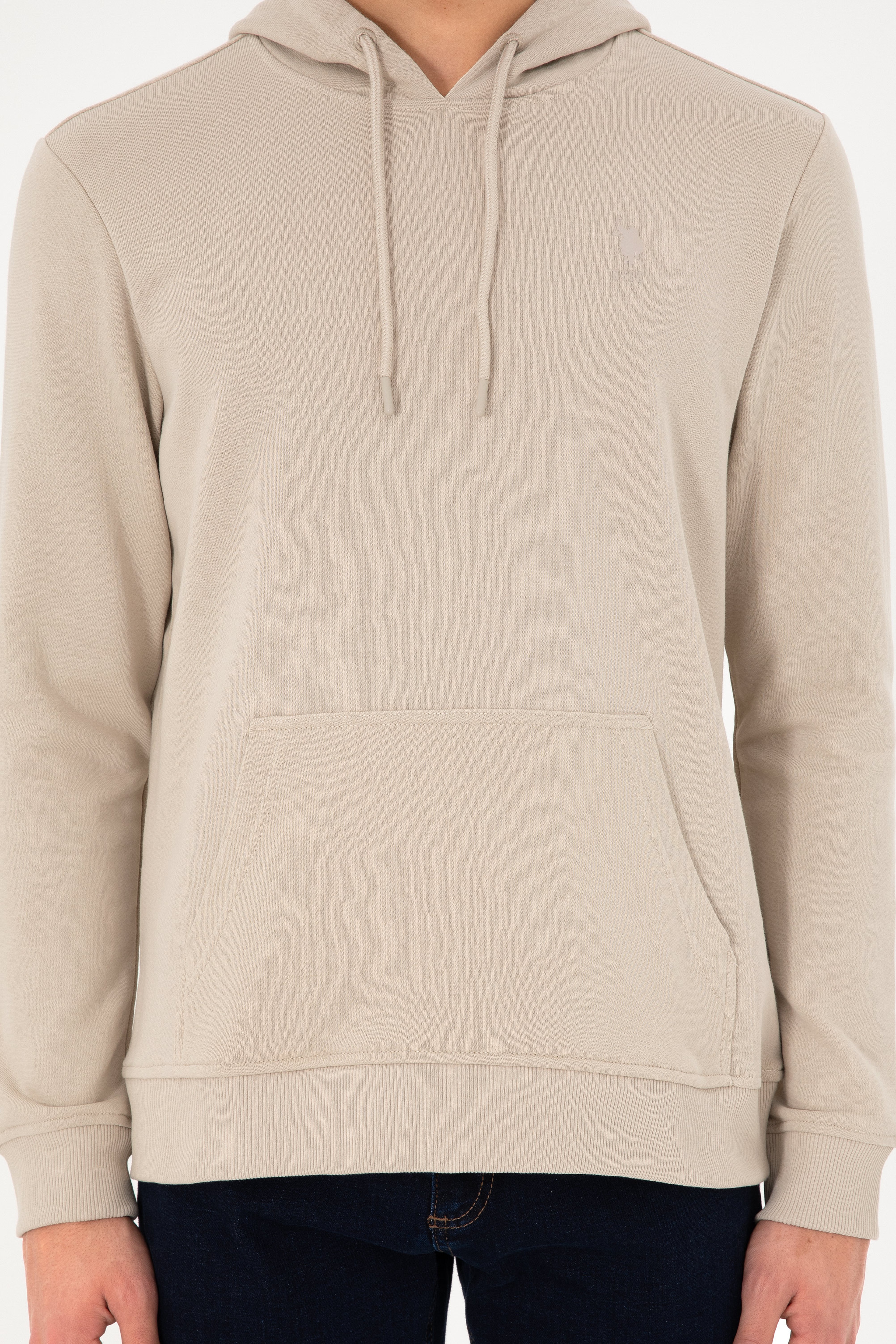 Erkek Taş Basic Sweatshirt