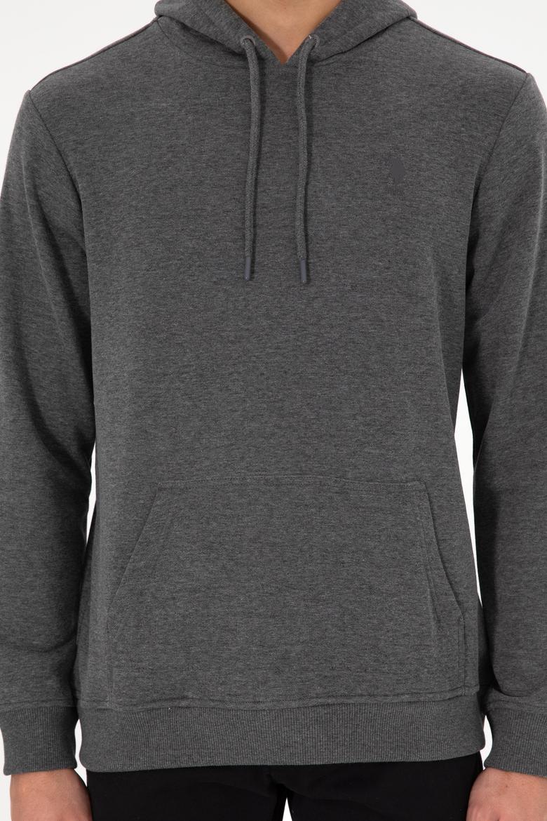 Erkek Antrasit Melanj Basic Sweatshirt - 50295167083