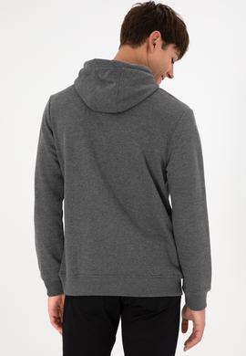 Erkek Antrasit Melanj Basic Sweatshirt - 50295167083