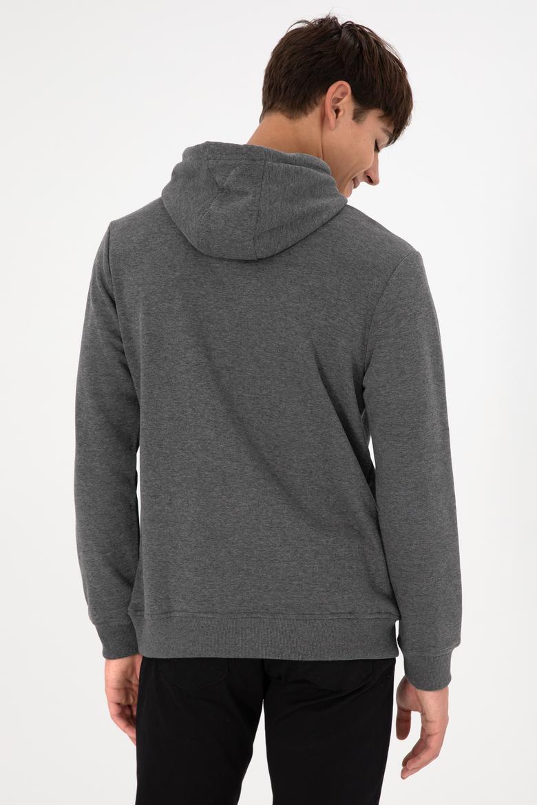 Erkek Antrasit Melanj Basic Sweatshirt - 50295167083