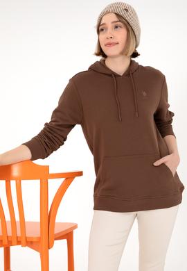 Erkek Kahverengi Basic Sweatshirt - 50295167026