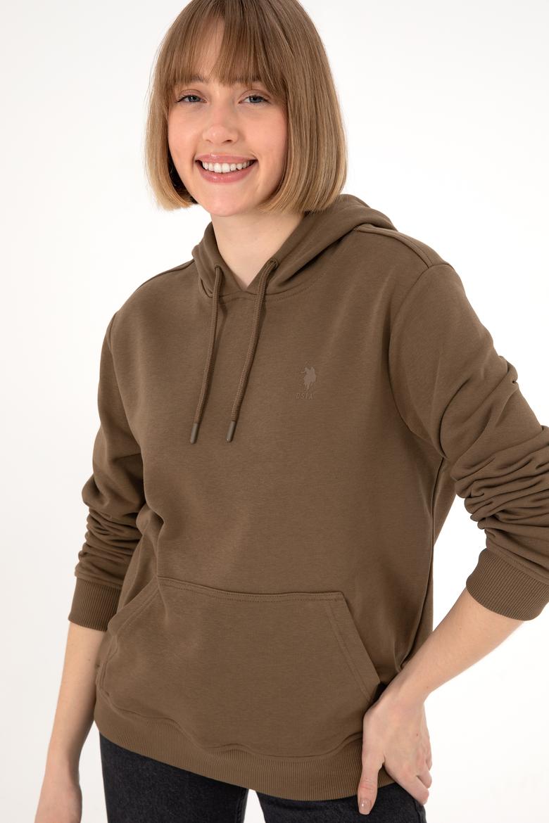 Erkek Haki Basic Sweatshirt - 50295167019