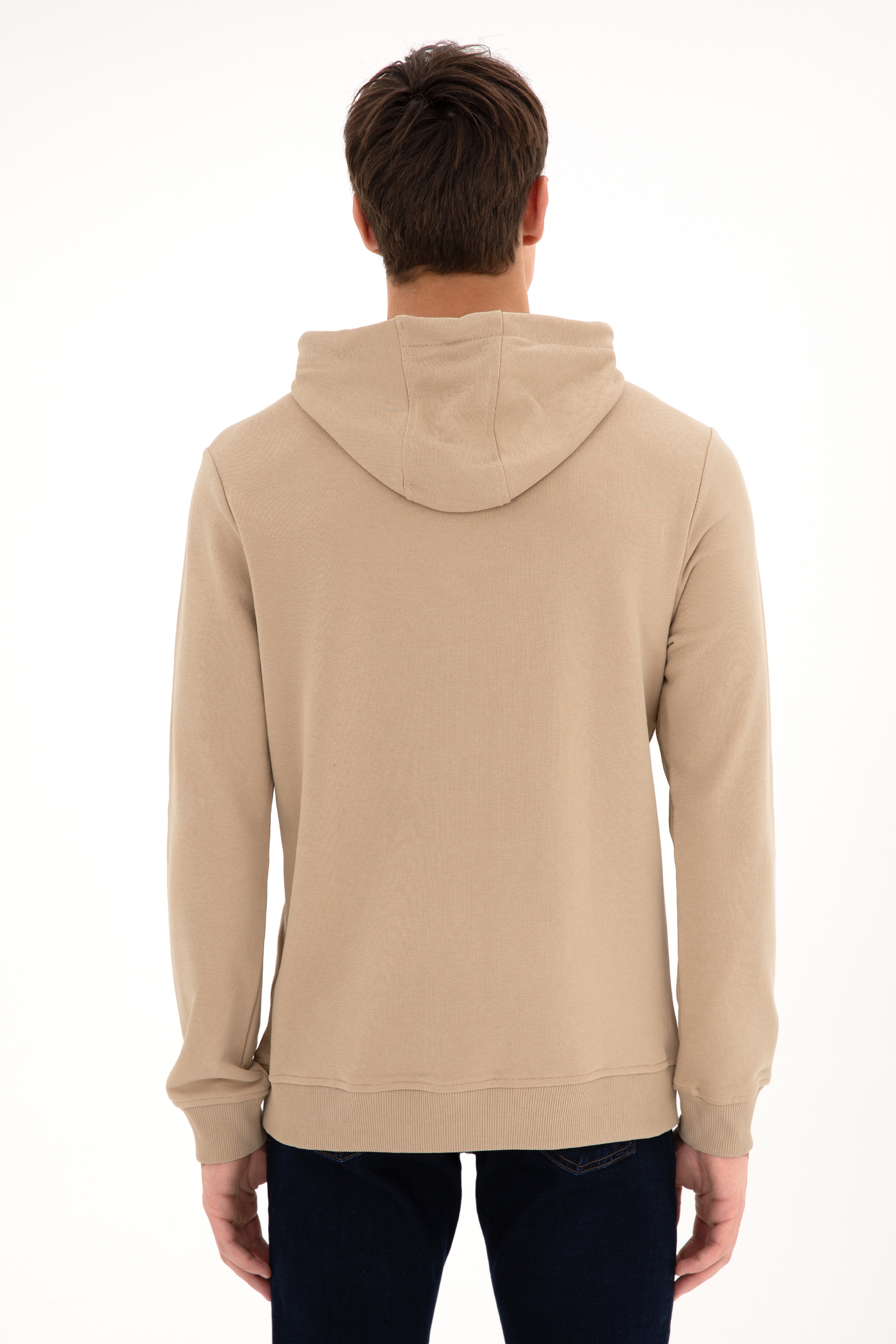 Erkek Kum Basic Sweatshirt