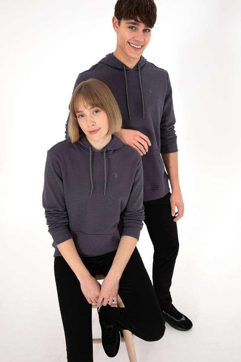 Erkek Antrasit Basic Sweatshirt