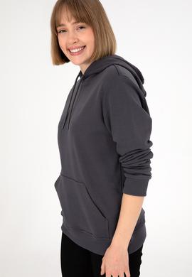 Erkek Antrasit Basic Sweatshirt - 50295167009