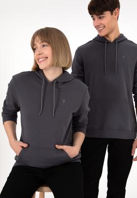 Erkek Antrasit Basic Sweatshirt - 50295167009