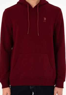 Erkek Bordo Basic Sweatshirt - 50295167116