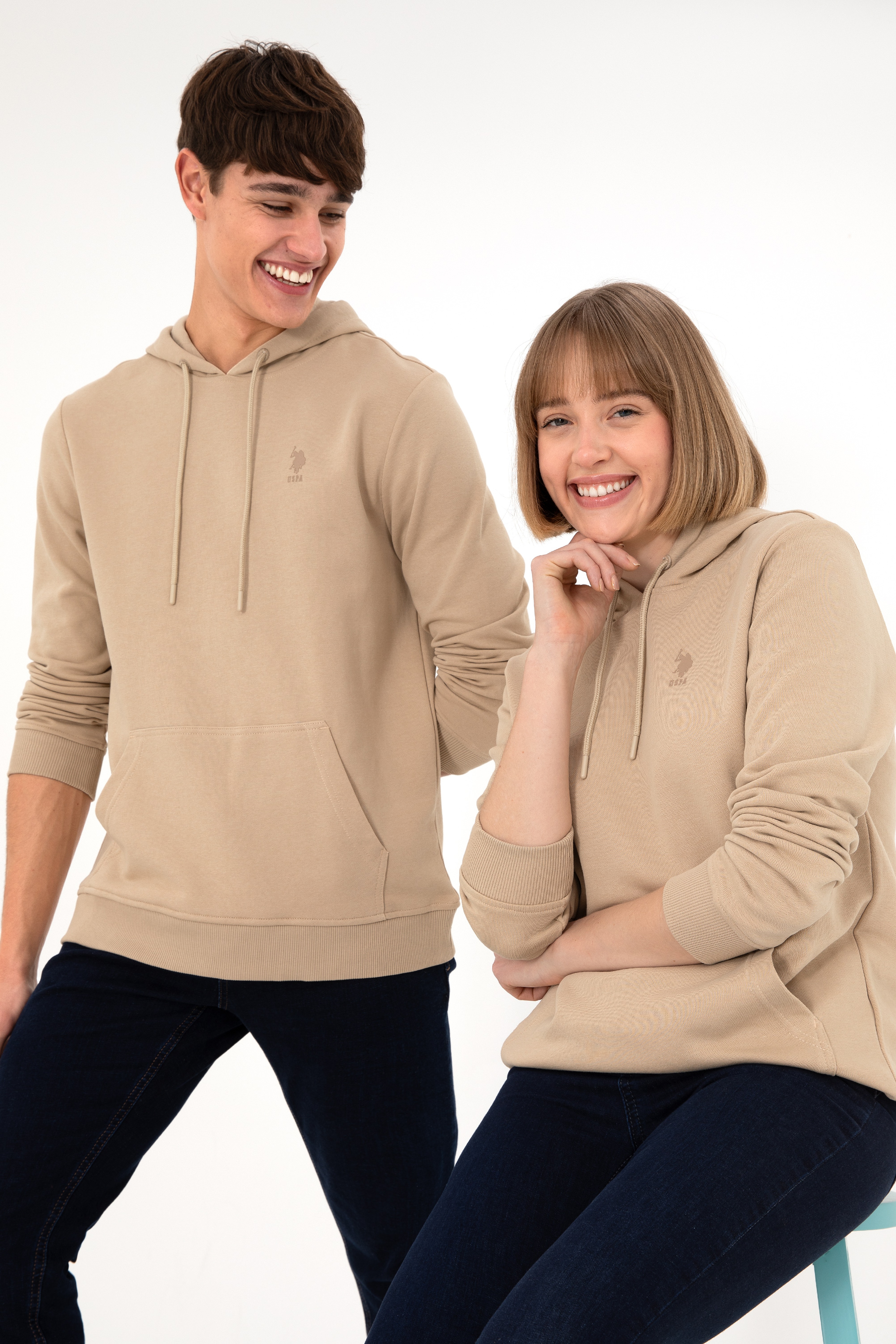 Erkek Kum Basic Sweatshirt - Image 1
