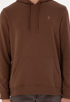 Erkek Kahverengi Basic Sweatshirt - 50295167026