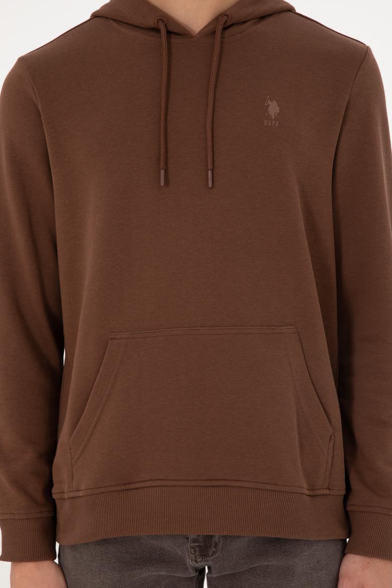 Erkek Kahverengi Basic Sweatshirt - 50295167026