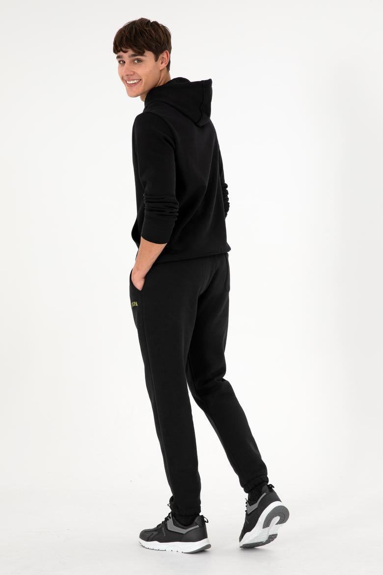 Erkek Siyah Şardonlu Eşofman Altı - 50295146016