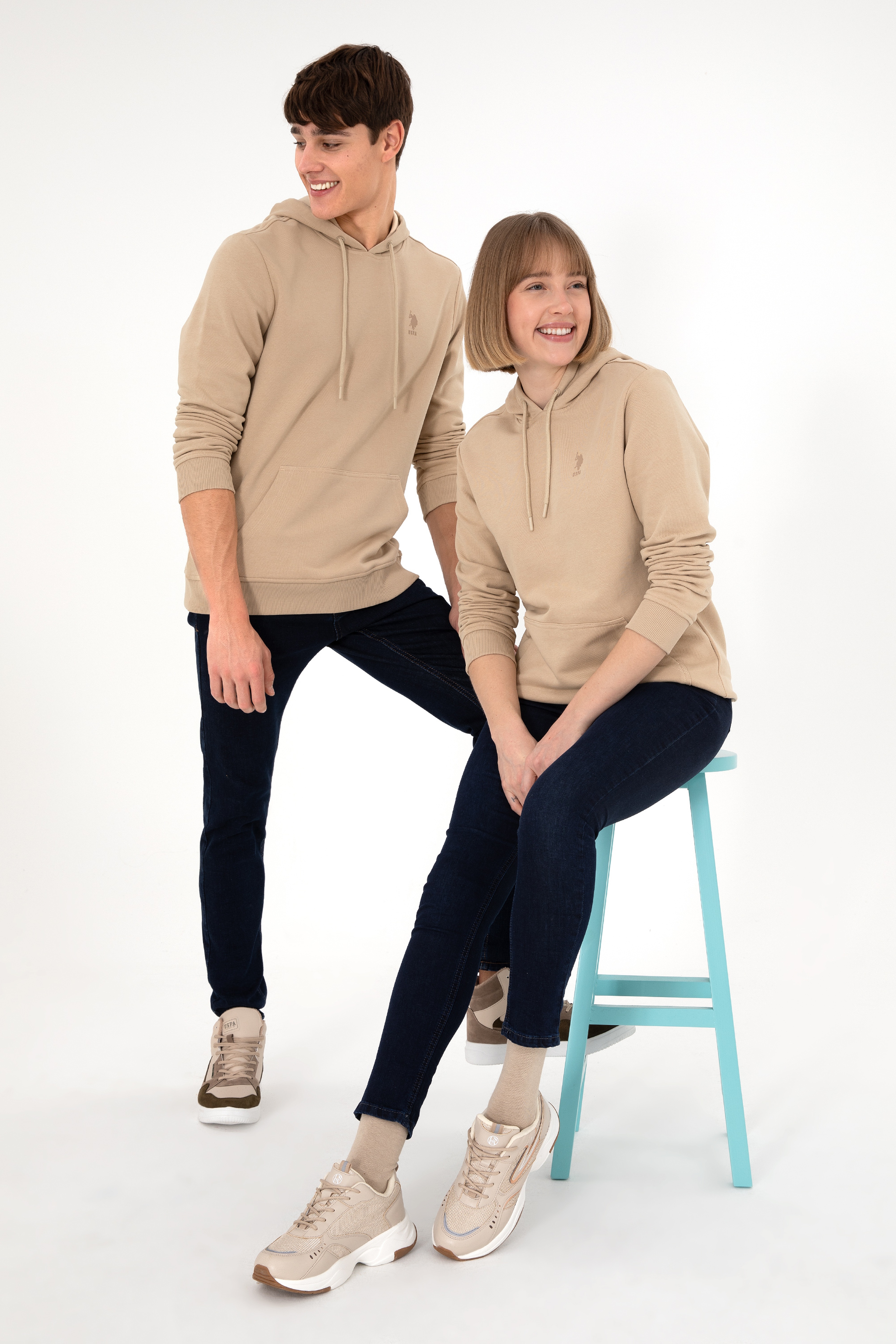 Erkek Kum Basic Sweatshirt