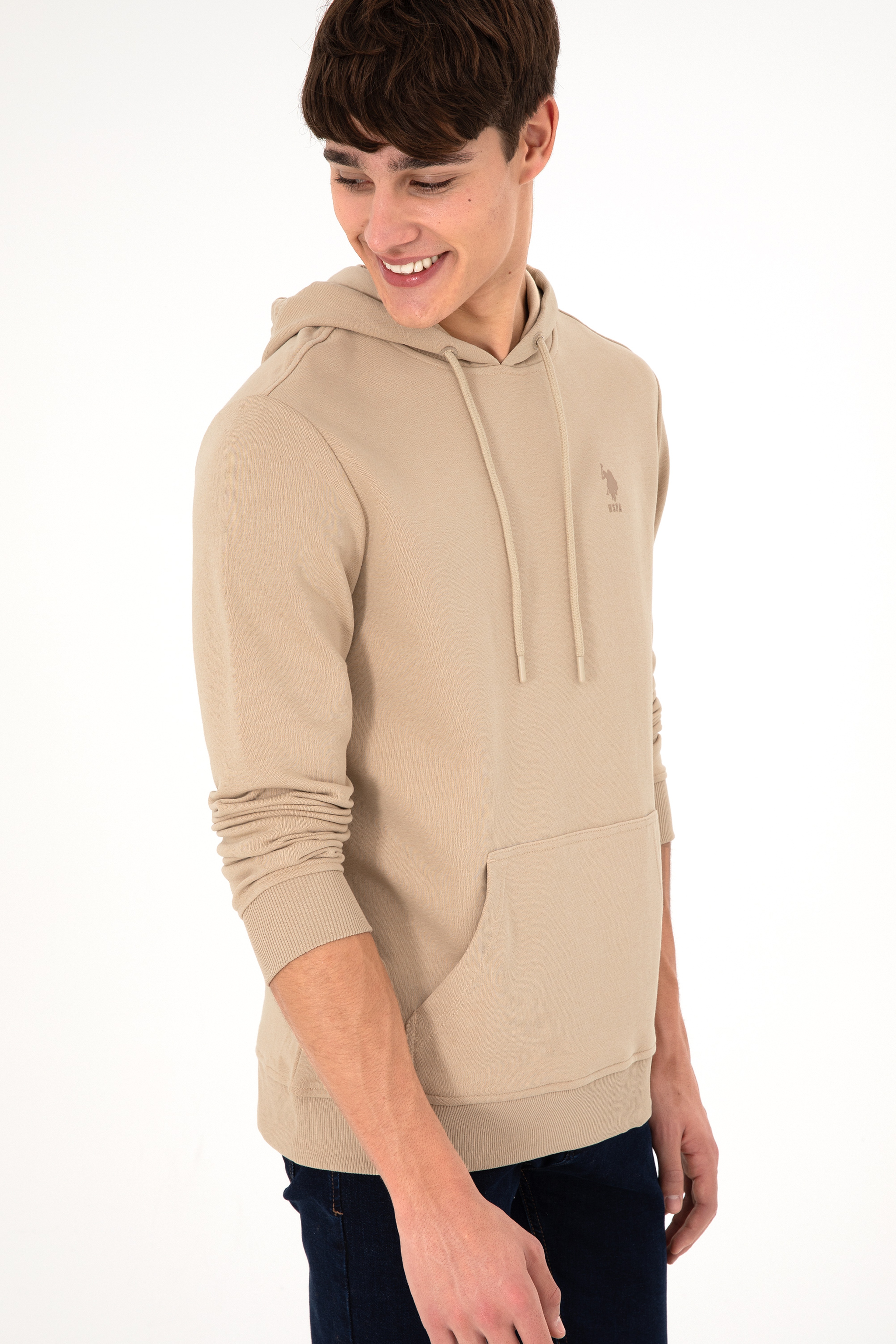 Erkek Kum Basic Sweatshirt