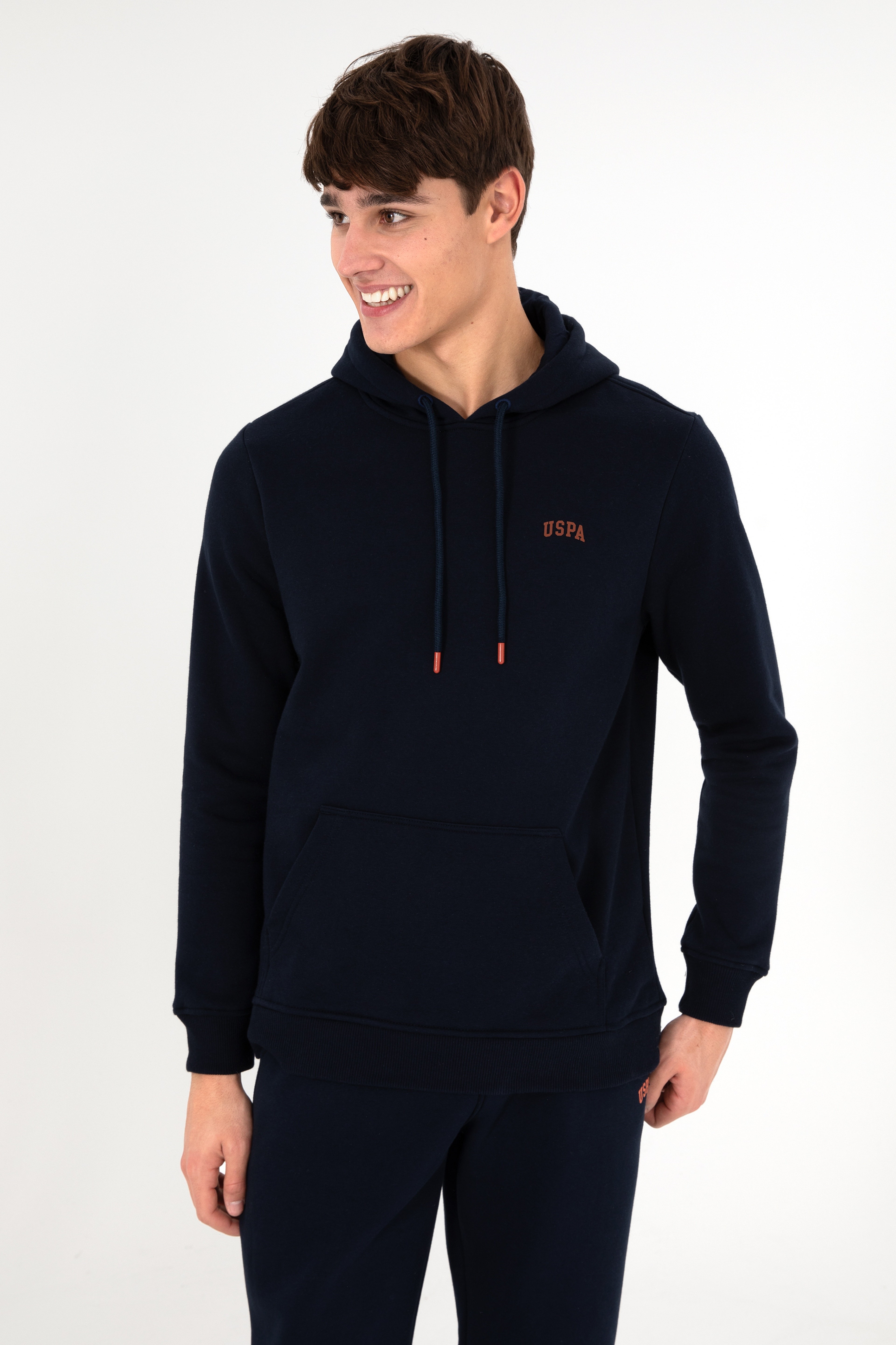 Erkek Lacivert Basic Sweatshirt - Image 6