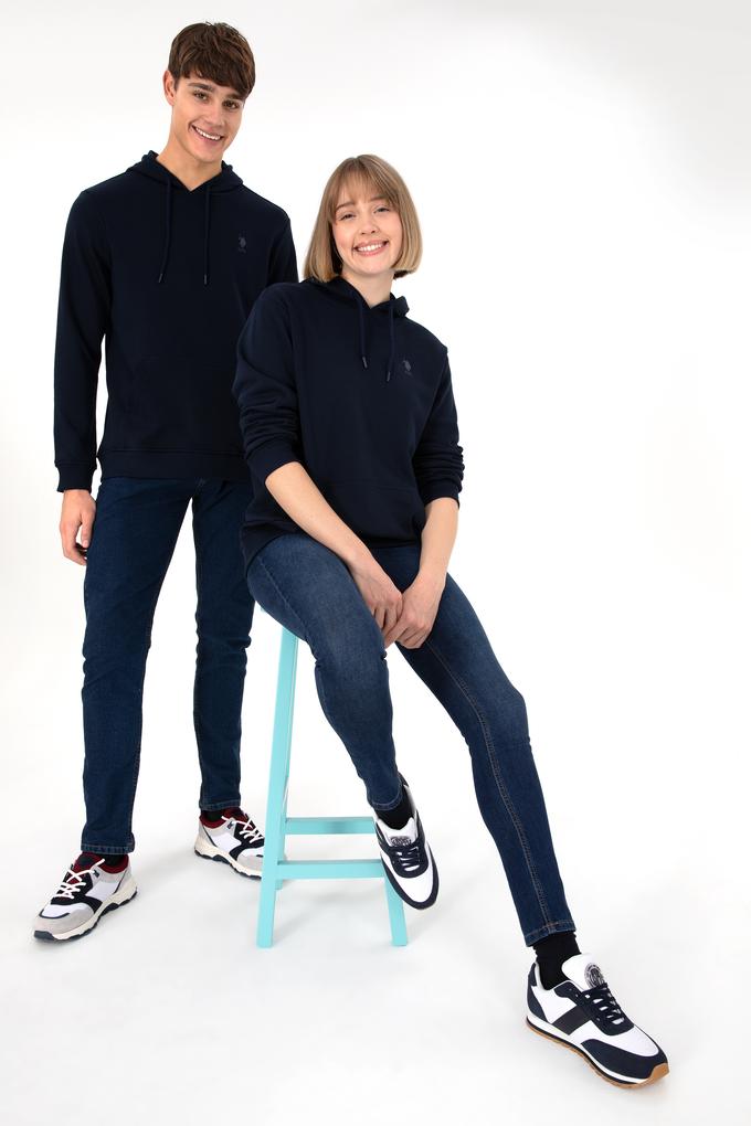 Erkek Lacivert Basic Sweatshirt