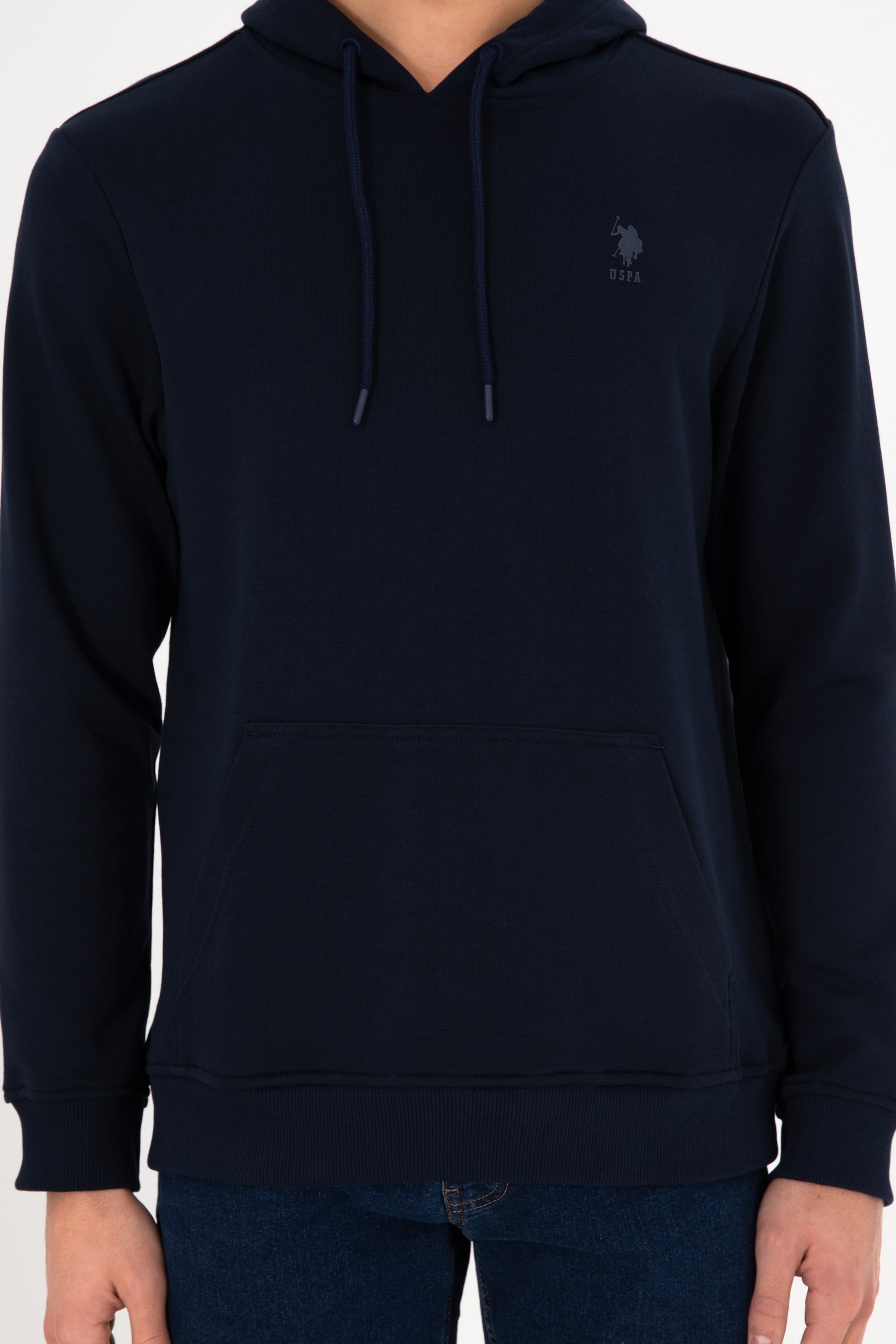 Erkek Lacivert Basic Sweatshirt - Image 7
