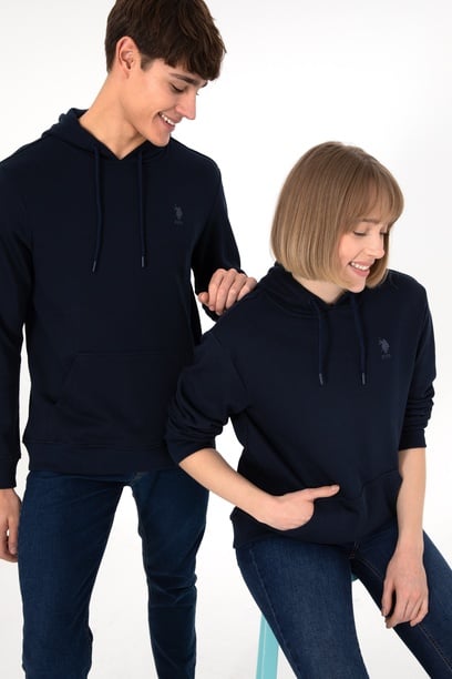 Erkek Lacivert Basic Sweatshirt