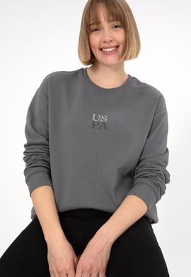 Erkek Comfort Fit Bisiklet Yaka Gri Basic Sweatshirt - 50293420029